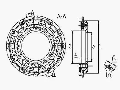 Nozzle ring VV14 MERCEDES SPRINTER II 211CDI 2.2 OM646DE22LA