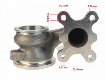 Kolektor wydechowy turbiny 04C145701M 16319700002 do VAG 1.0 TSI 2016-