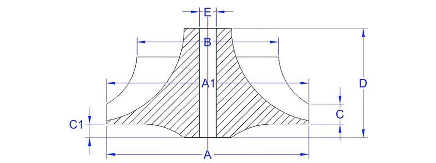 Колесо компрессора 53039700046 - Photo 5