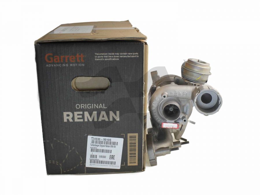 Original reman turbocharger 03G253010J 724930-10 Audi A3 2.0 TDI BKD 101KW 2003-
