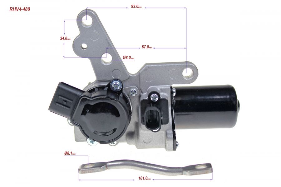 Turbocharger Actuator 17201-51020 TOYOTA LANDCRUISER V8 D 4.5 1VDFTV - Photo 4