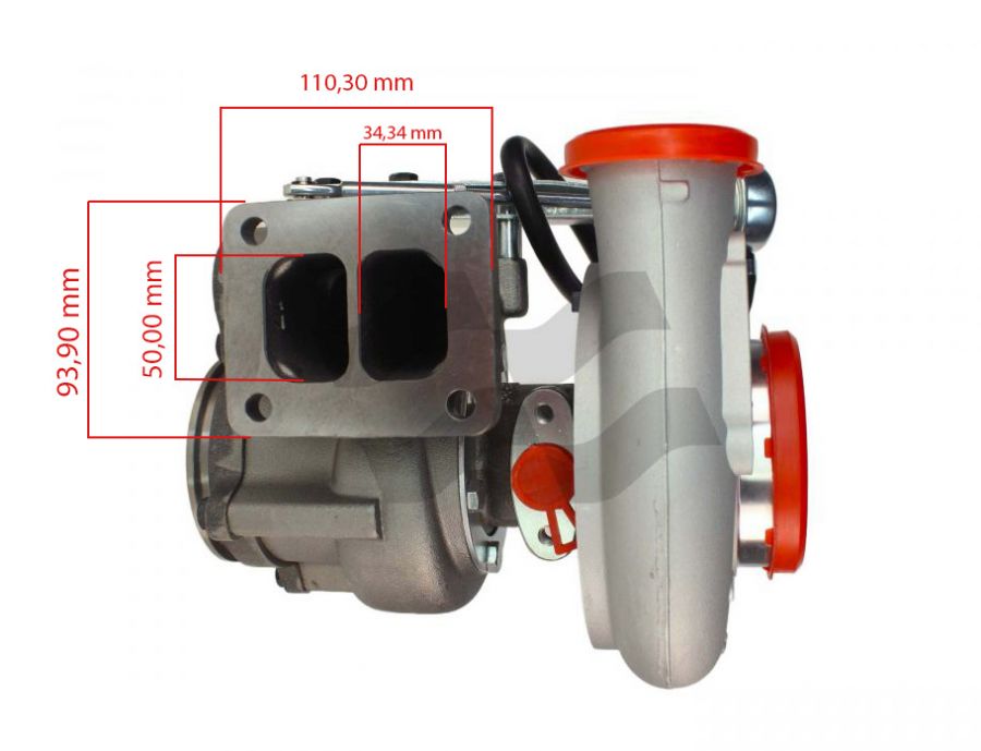 New turbocharger 4089740 (replacement) Cummins Industrial 8.3L 6CTAA 170kW 3599106 - Photo 4