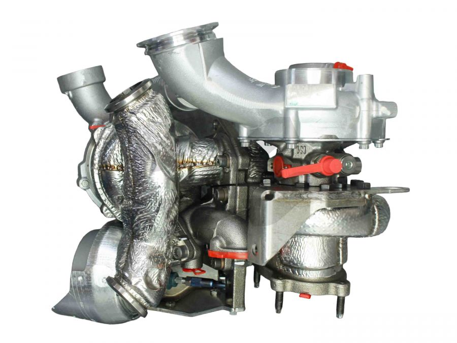New org. bi-turbo 805713-0009 059145061L AUDI A6 3.0 TDI CGQB 221KW 2011- - Photo 6
