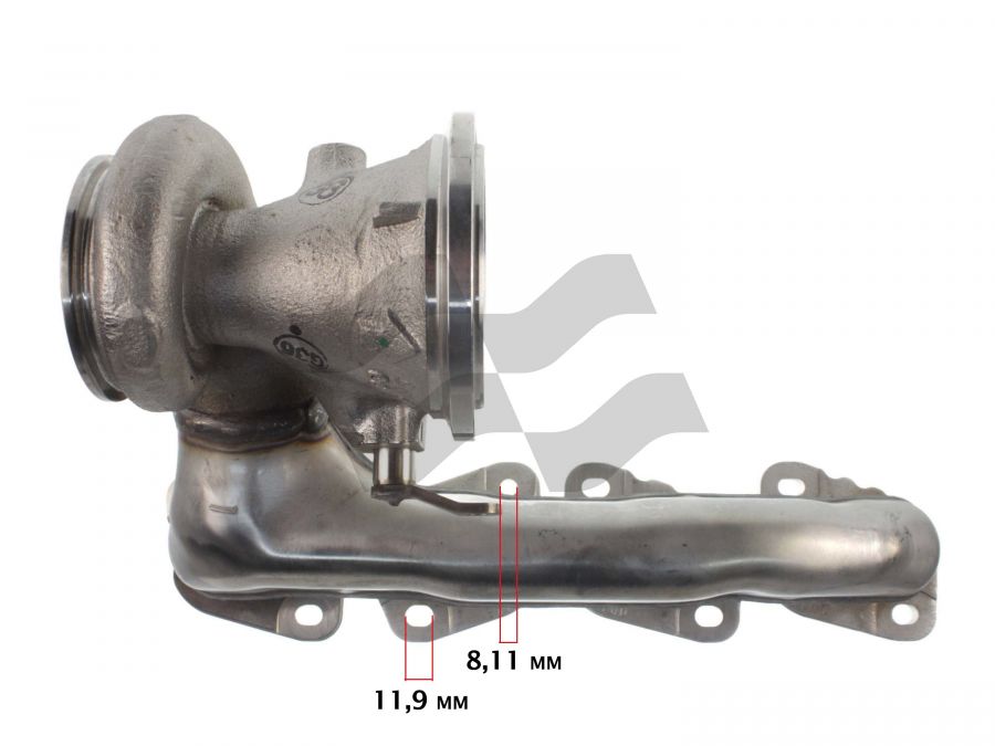 Żeliwo turbiny do A2740900780 / AL0072 Mercedes 2.0T CGI 115/135/155kW 2012 - Photo 3