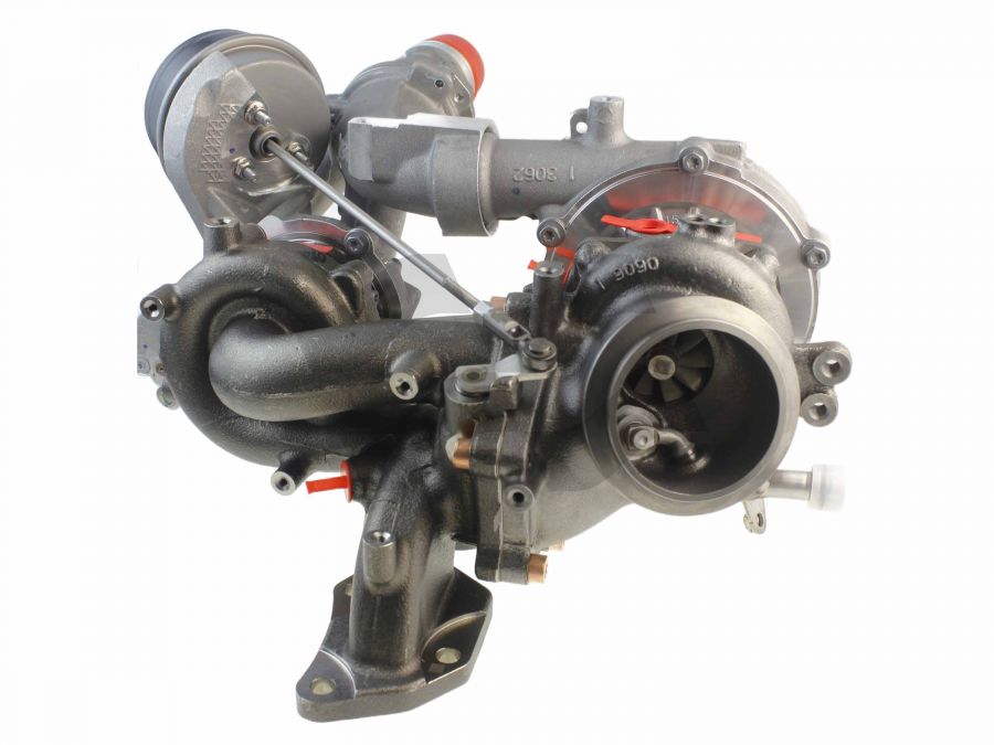 Original reman. Bi-turbo KB3Q9G438AB 10009700440 Ford Ranger 2.0L EcoBlue 157kW 2018– - Photo 3