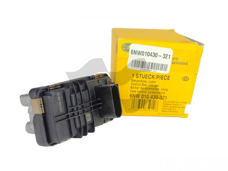 Electronic actuator Hella 6NW010430-321 BMW 2.0L B47D20T0 165kW 843137