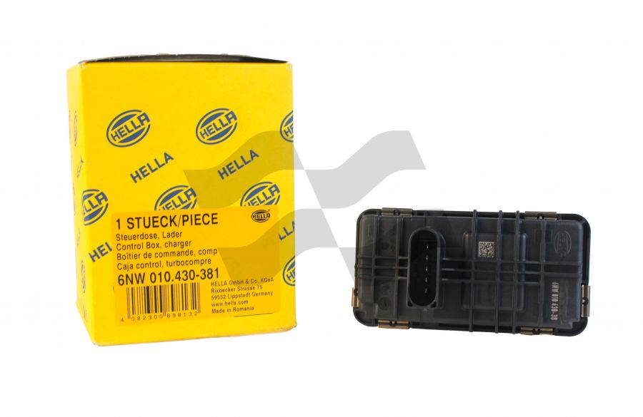 Actuator Hella 6NW010430-381 for 55263023 Fiat 500 1.6 JTD 88/78kW 2013-