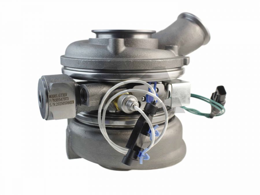 Nouveau turbocompresseur RE547973 John Deere Agricultural 9.0L S450 312kW 2010- - Photo 5