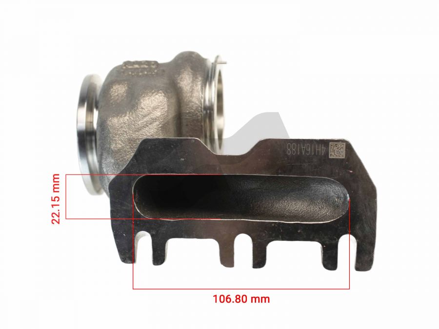 Turbine housing 144105967R 16319700068 DACIA 1.0 TCe 67KW 2021- 144106722R - Photo 2