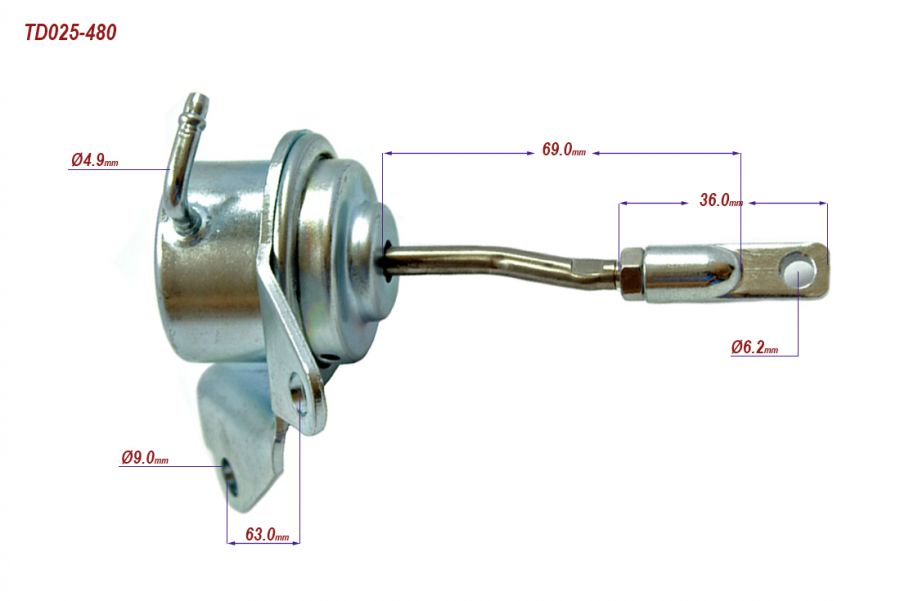 Wastegate Turbine Actuator 49173-07502 CITROEN BERLINGO 1.6HDI DV6B DV6ATED4 - Photo 4