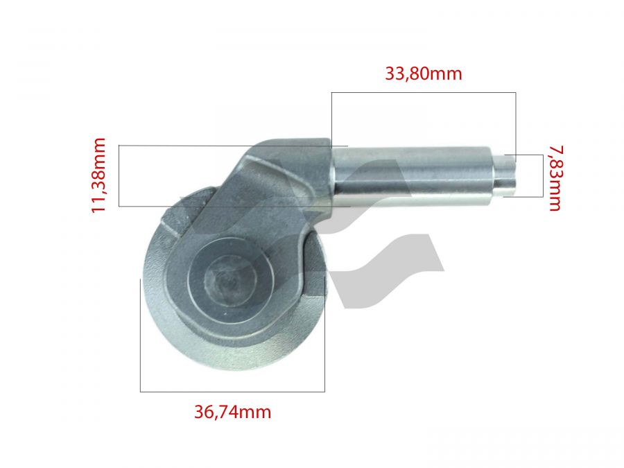 Wastegate flapper for 7606645AI04 turbo BMW 1.6 N13B16A 125KW 2010- - Photo 3