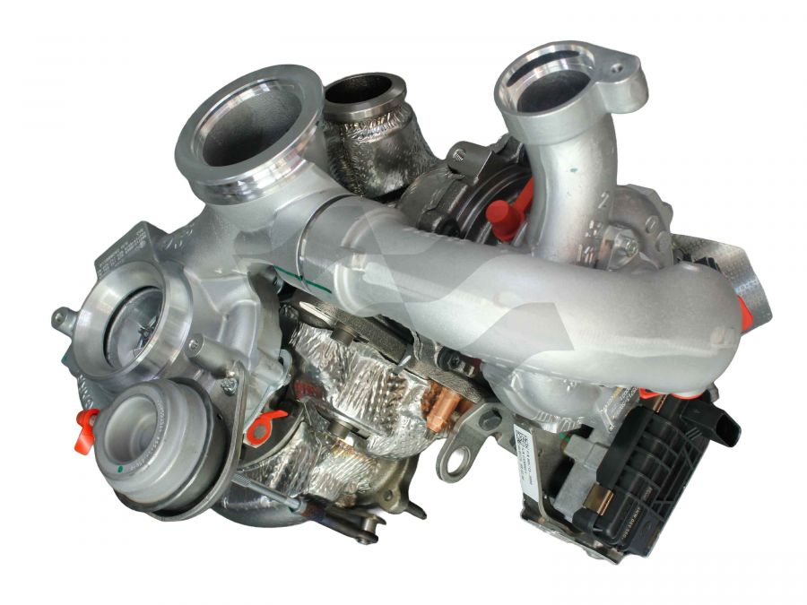 New org. bi-turbo 805713-0009 059145061L AUDI A6 3.0 TDI CGQB 221KW 2011- - Photo 4