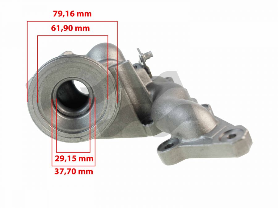 Obudowa żeliwna 724961-0004 A1600960199 SMART 0.6 160910 33kW 1998- - Photo 3