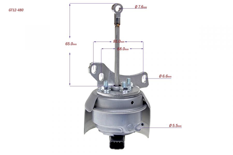 Turbocharger actuator  806291-2 PEUGEOT 308 CC 1.6 DV6C - Photo 4