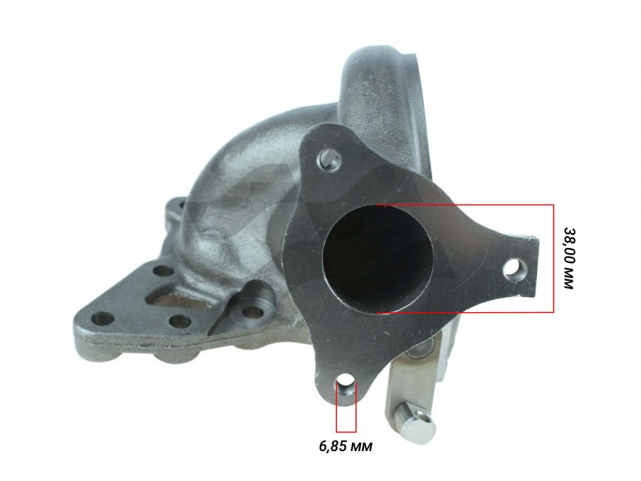 Корпус турбины к 6510900080 Mercedes OM651DE22LA 2.2L 125kW 2009-