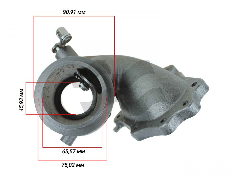 Gusseisen Turbolader 6510900980 für Mercedes 2.2 CDI OM651DE22LA 120kW 2009 - Photo 3