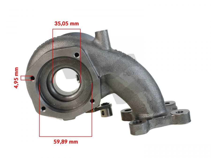 Корпус турбины 55515934 662576367 Opel Astra K 1.2L F12SHL 81kW 2019 - - Photo 5