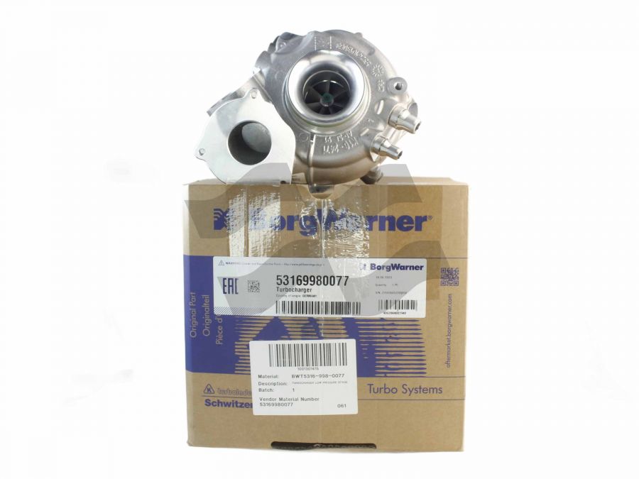 Turbina po fabr. regenercji 53169700077 7823257 BMW 2.0L N47 150/160kW 2009-