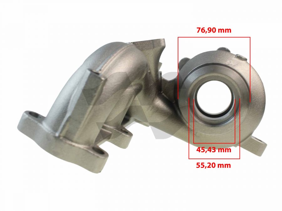 Auspuffkrümmer der Turbine 03G253010C 54399900058 VW T5 1,9 l TDI 75 kW 2005 - Photo 2