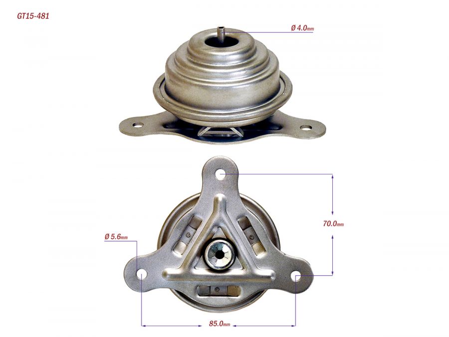 Wastegate Turbine Actuator 707240 PEUGEOT 807 2.2HDI DW12TED4S - Photo 4