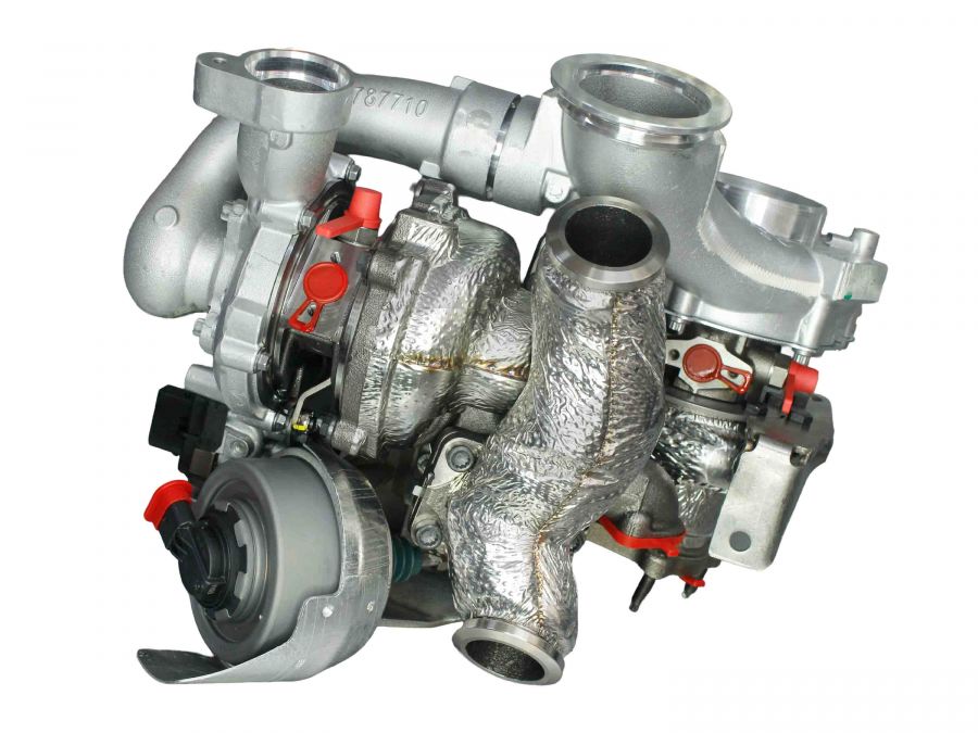 New org. bi-turbo 805713-0009 059145061L AUDI A6 3.0 TDI CGQB 221KW 2011- - Photo 5