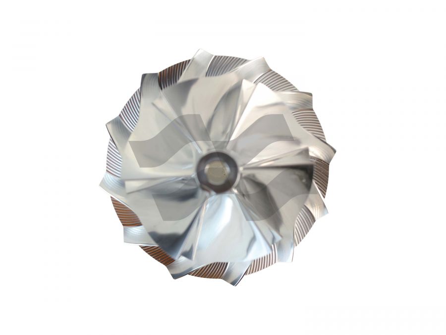 Compressor wheel for tuning 47,00 / 60,50 mm RHF5  IS20 - Photo 3