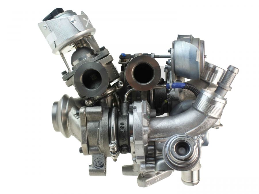 Nowe bi-turbo 778088-0001 9686782580 Citroen 2.2 HDi DW12B 125kW 2006-2008 - Photo 4