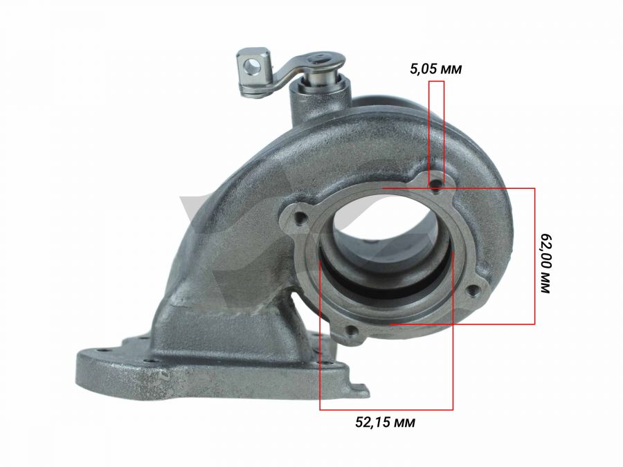 Żeliwo turbosprężarki 6510900980 do Mercedes 2.2 CDI OM651DE22LA 120kW 2009