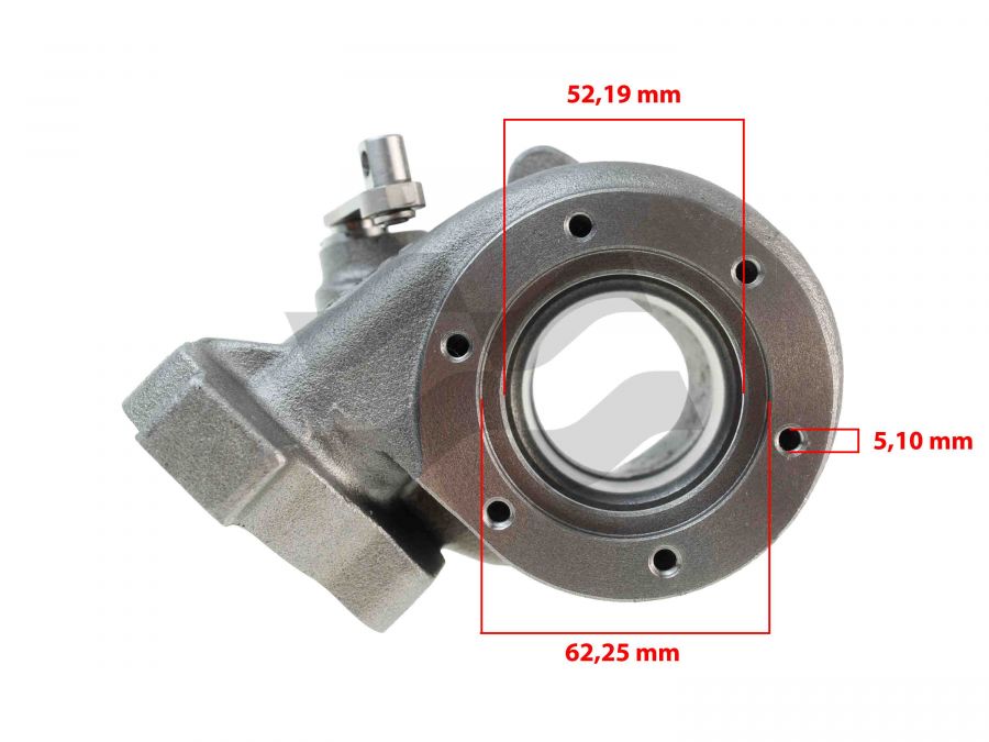 Turbine en fonte 53049700029 077145704K pour Audi RS6 4.2 V8 331kW 2002-2004 - Photo 3