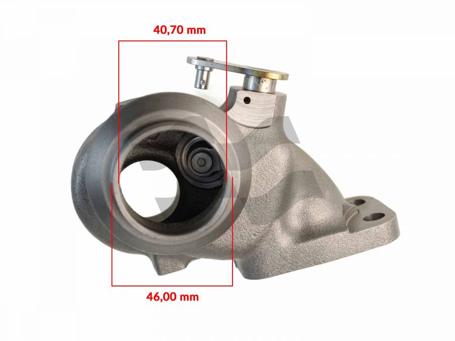 Turbine housing for 49172-03000 9804945280 Peugeot 1.6L DV6FD 73kW 2014-