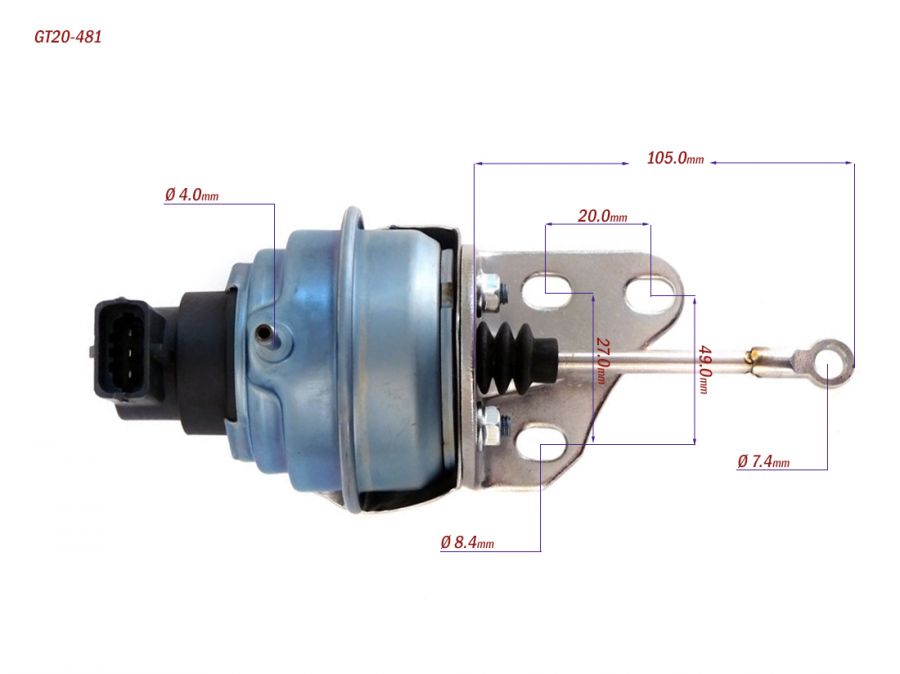 Turbine Actuator 789773 MITSUBISHI FUSO Canter FB83 3.0L DiTD - Photo 4