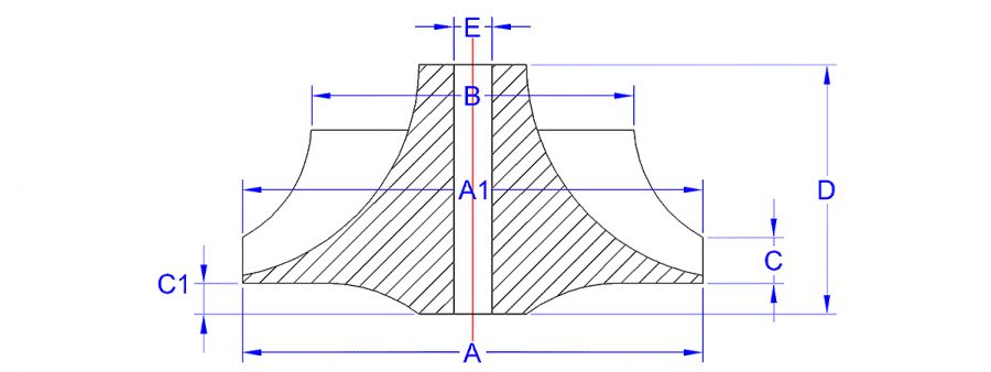 Shaft&wheel for C61CND-S0080B 119195-18030