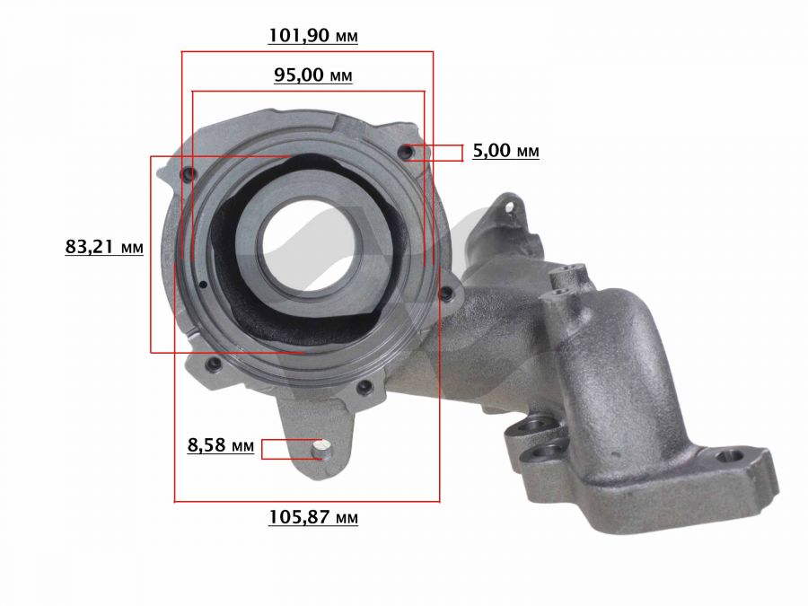 Turbine housing 04L253056R VW T6 Multivan 2.0TDI BMT/CXFA/CXHA 110kW 2015 873970  - Photo 6