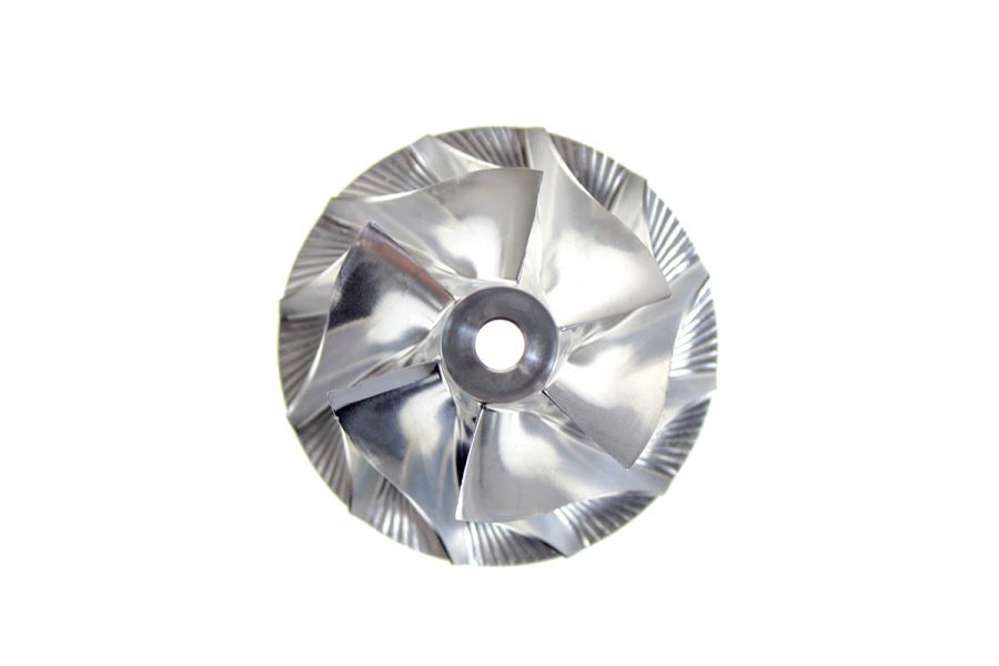 Billet (CNC) Compressor wheel [with reverse rotation] 49335-00500 BMW 320 D N47D20 - Photo 3